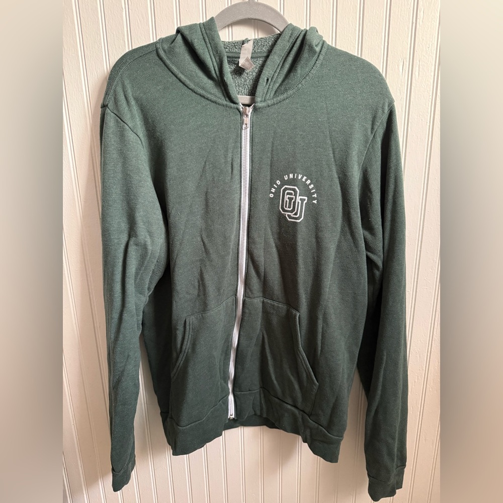 Bella Canvas Forest Green Fleece Hoodie